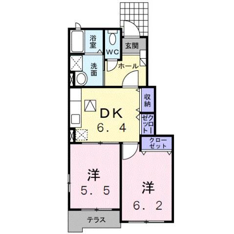 山口県長門市仙崎 仙崎駅 2DK アパート 賃貸物件詳細