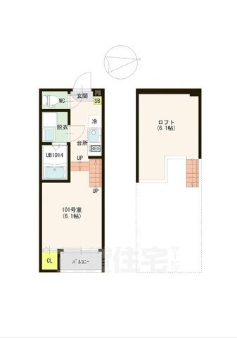 福岡県福岡市城南区梅林５ 梅林駅 1SK アパート 賃貸物件詳細