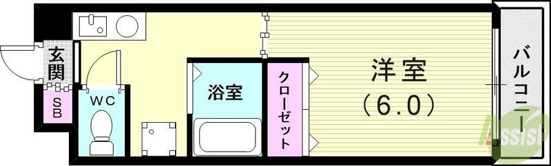 兵庫県神戸市西区今寺 朝霧駅 1K マンション 賃貸物件詳細