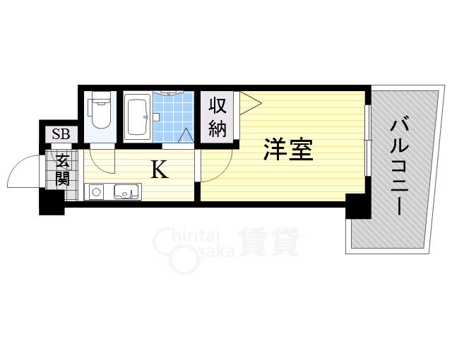 大阪府大阪市東淀川区瑞光２ 上新庄駅 1K マンション 賃貸物件詳細