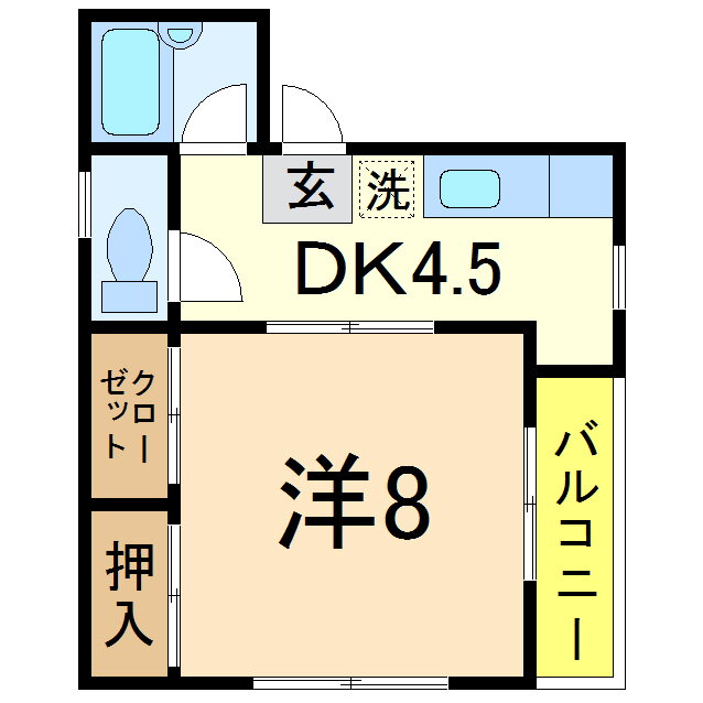 新潟県長岡市宮内７ 1DK アパート 賃貸物件詳細