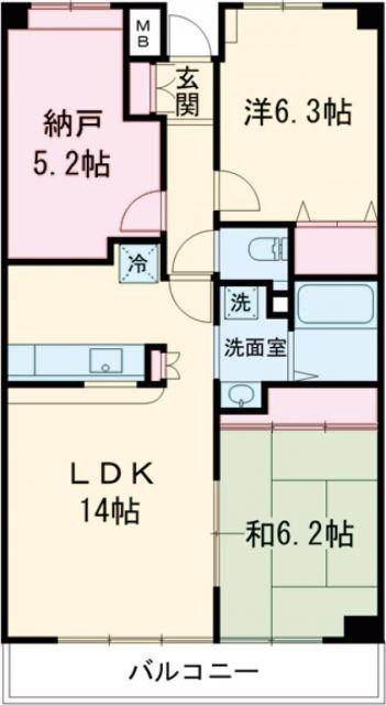 ドゥーブル水元 1階 2SLDK 賃貸物件詳細