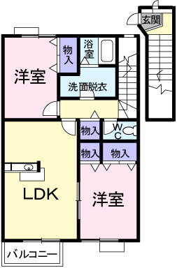 茨城県ひたちなか市大字中根 勝田駅 2LDK アパート 賃貸物件詳細