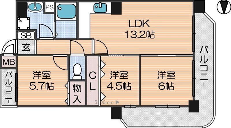 大阪府大阪市住之江区新北島３ 住之江公園駅 3LDK マンション 賃貸物件詳細