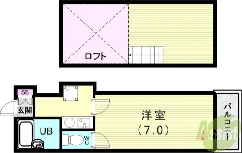 兵庫県神戸市垂水区高丸４ 垂水駅 1K アパート 賃貸物件詳細
