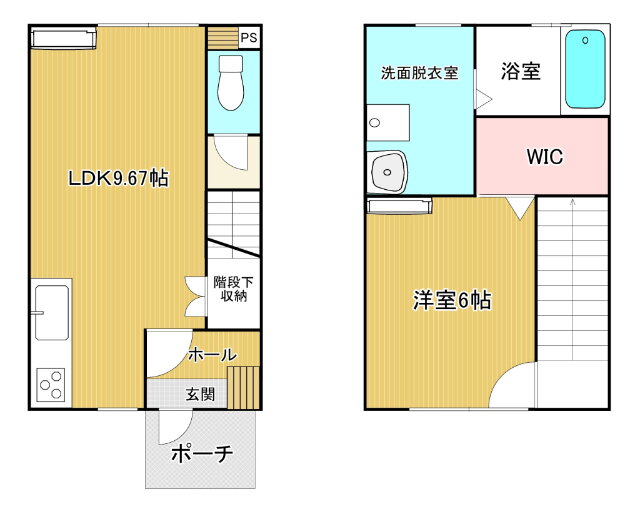 富山県富山市下冨居 新富山口駅 1LDK アパート 賃貸物件詳細