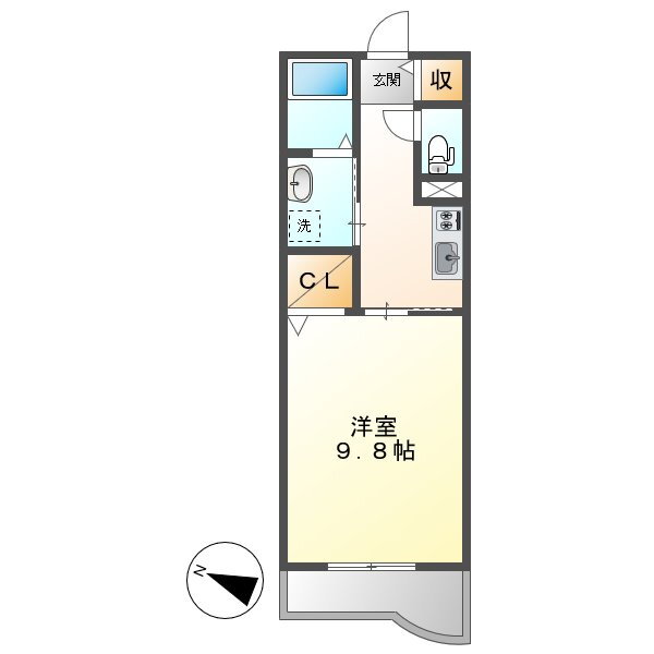岡山県総社市中央５ 東総社駅 1K マンション 賃貸物件詳細