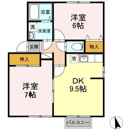 秋田県秋田市土崎港西４ 土崎駅 2DK アパート 賃貸物件詳細