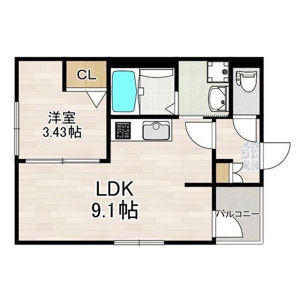 愛知県名古屋市中村区靖国町１ 中村公園駅 1LDK アパート 賃貸物件詳細