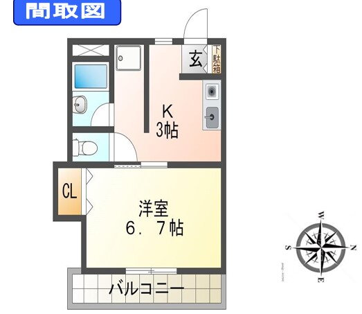 兵庫県姫路市御立北３ 播磨高岡駅 1K アパート 賃貸物件詳細