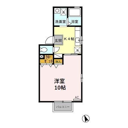 石川県野々市市住吉町 馬替駅 1K アパート 賃貸物件詳細