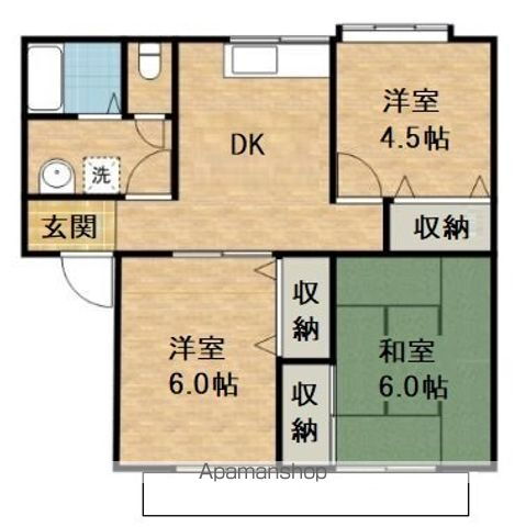 和歌山県岩出市金池 岩出駅 3DK アパート 賃貸物件詳細
