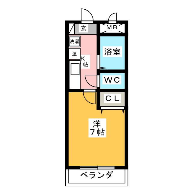 岐阜県関市北福野町２ 1K マンション 賃貸物件詳細