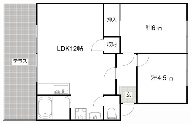 兵庫県姫路市田寺８ 播磨高岡駅 2LDK アパート 賃貸物件詳細