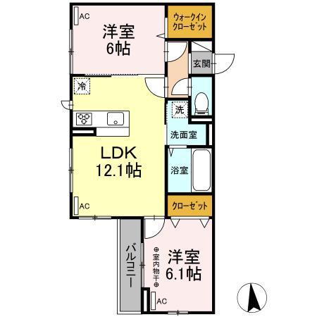 宮城県仙台市青葉区錦町２ 仙台駅 2LDK アパート 賃貸物件詳細