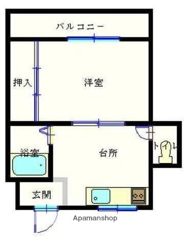 キャピタル城西 3階 1DK 賃貸物件詳細