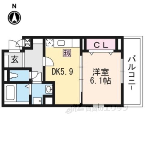 京都府京田辺市三山木南山 ＪＲ三山木駅 1DK アパート 賃貸物件詳細