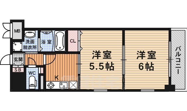 京都府京都市下京区妙伝寺町 烏丸駅 2K マンション 賃貸物件詳細