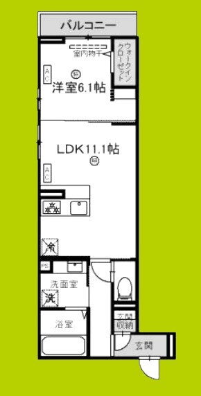 兵庫県西宮市常磐町 さくら夙川駅 1LDK アパート 賃貸物件詳細
