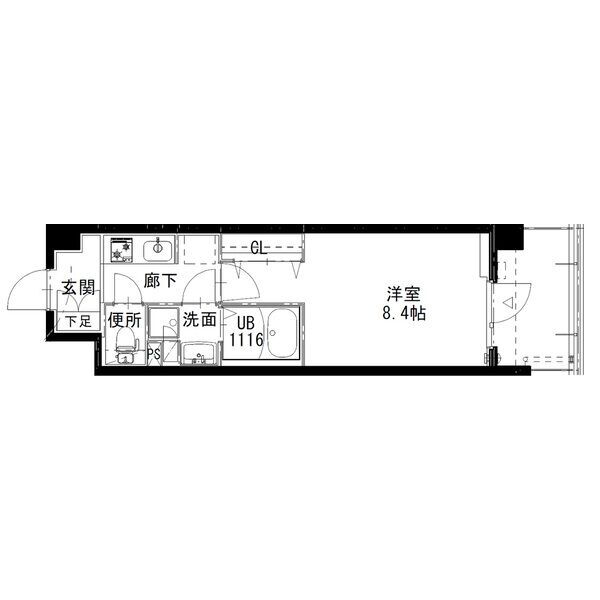 兵庫県姫路市福中町 姫路駅 1K マンション 賃貸物件詳細