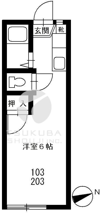 マコトハウス　Ａ棟 1階 ワンルーム 賃貸物件詳細