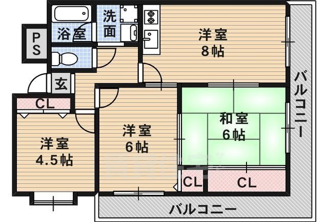 大阪府茨木市玉島２ 南茨木駅 3LDK マンション 賃貸物件詳細