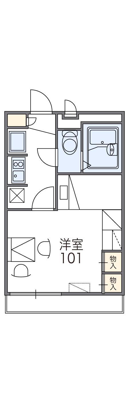 兵庫県明石市桜町 明石駅 1K アパート 賃貸物件詳細