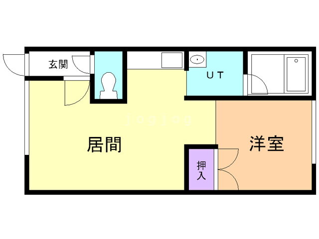 北海道旭川市永山四条１３ 1DK アパート 賃貸物件詳細