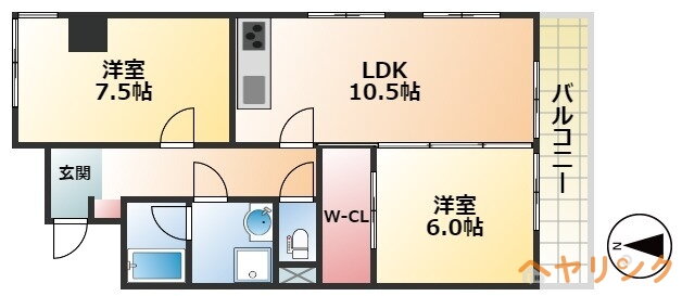 愛知県名古屋市天白区中平１ 原駅 2LDK マンション 賃貸物件詳細