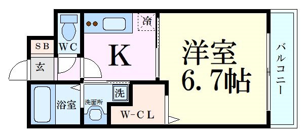 大阪府大阪市北区大淀南３ 福島駅 1K マンション 賃貸物件詳細