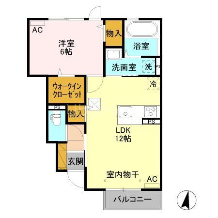 群馬県高崎市倉賀野町 倉賀野駅 1LDK アパート 賃貸物件詳細