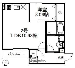 福岡県福岡市中央区今川１ 唐人町駅 1LDK アパート 賃貸物件詳細
