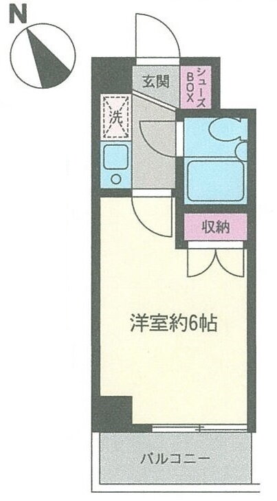 サンステージ淵の辺 2階 1K 賃貸物件詳細