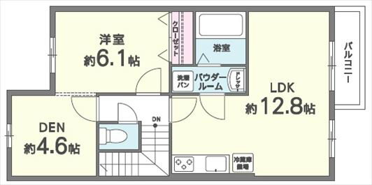 兵庫県尼崎市田能３ 猪名寺駅 1SLDK アパート 賃貸物件詳細