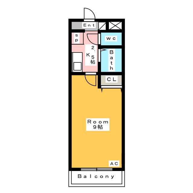 愛知県安城市法連町 安城駅 1K マンション 賃貸物件詳細