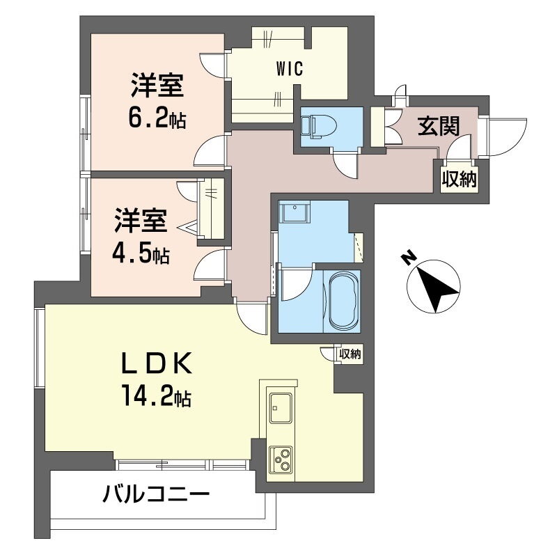 埼玉県さいたま市見沼区大字中川 大宮駅 2LDK マンション 賃貸物件詳細