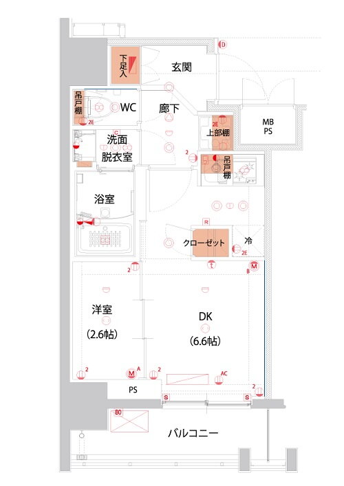 ハーモニーレジデンス山手大塚ザ・ガーデン 5階 1DK 賃貸物件詳細