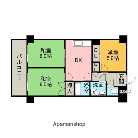 福岡県福岡市博多区東平尾１ 福岡空港駅 3DK マンション 賃貸物件詳細