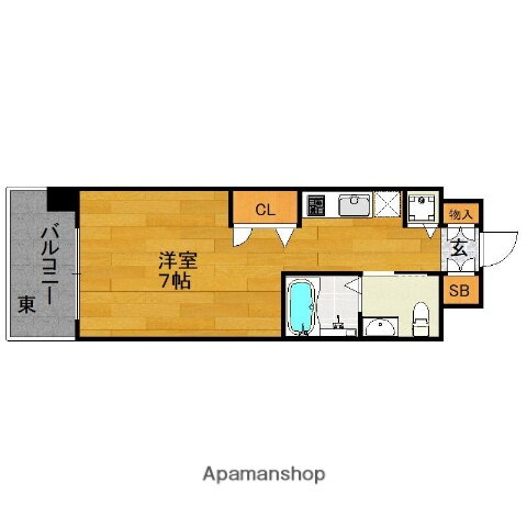 福岡県福岡市南区大橋２ 大橋駅 1K マンション 賃貸物件詳細