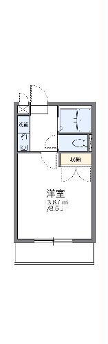 レオパレスラークスパー玉村 2階 1K 賃貸物件詳細