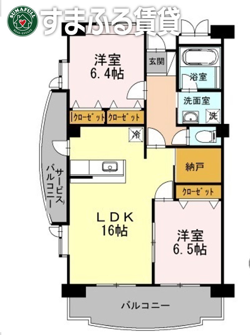 ＰＡＳＴＯＲＡＬ岡崎柱 1階 2LDK 賃貸物件詳細