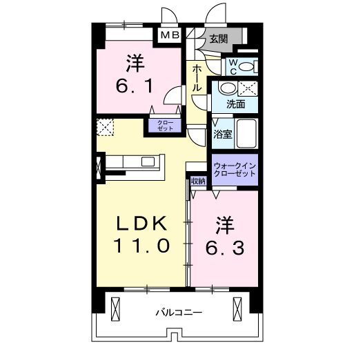 茨城県古河市旭町１ 古河駅 2LDK マンション 賃貸物件詳細