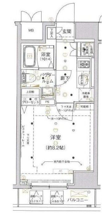 東京都中央区日本橋中洲 水天宮前駅 1K マンション 賃貸物件詳細