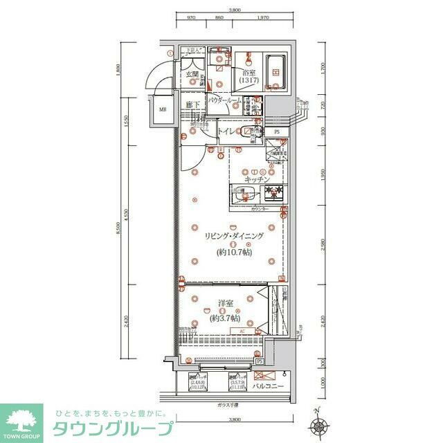クオリタス浅草橋 5階 1LDK 賃貸物件詳細