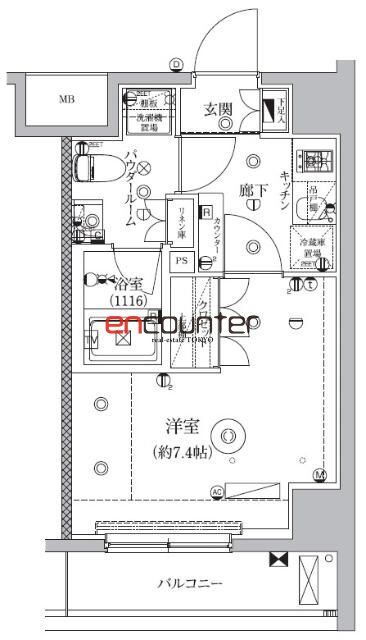 東京都練馬区関町北２ 武蔵関駅 1K マンション 賃貸物件詳細