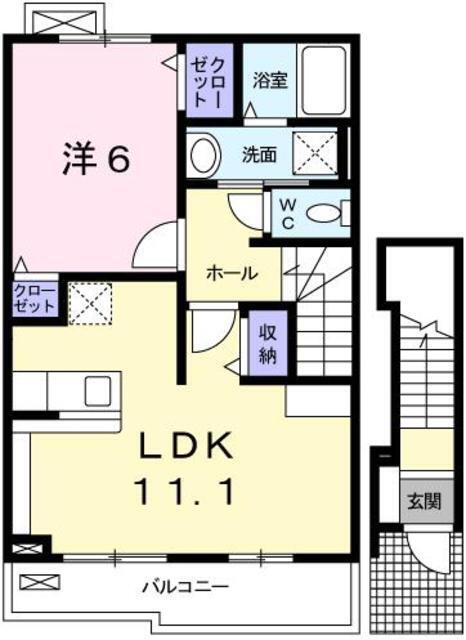 兵庫県姫路市花田町小川 姫路駅 1LDK アパート 賃貸物件詳細
