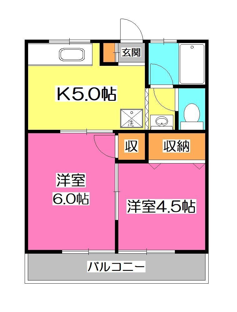 埼玉県狭山市狭山 狭山市駅 2K アパート 賃貸物件詳細