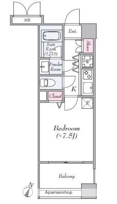 神奈川県横浜市南区高根町４ 阪東橋駅 1K マンション 賃貸物件詳細