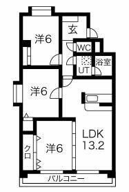 愛知県名古屋市緑区鶴が沢１ 徳重駅 3LDK マンション 賃貸物件詳細