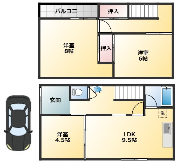 大阪府松原市立部１ 河内松原駅 3LDK 一戸建て 賃貸物件詳細